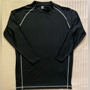FootJoy Thermal Base Layer Shirt Men's XL  Black Long Sleeve Golf Compression
